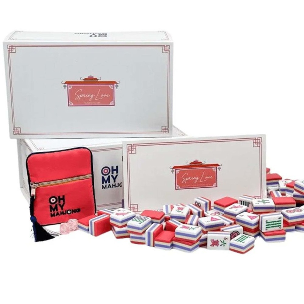Spring Love Oh My Mahjong Set- NIB, Rare!
